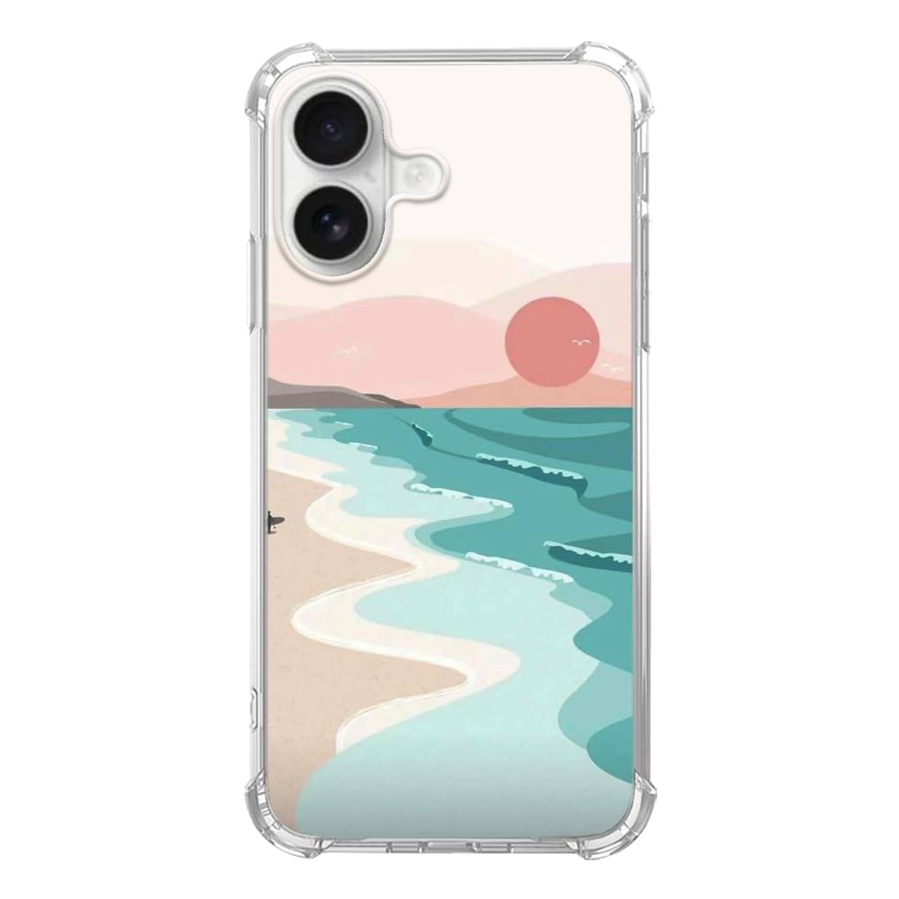 Christmas Aesthetic Phone Case Compatible with iPhone 17, Winter Holiday Festive Phone Cover for iPhone 17