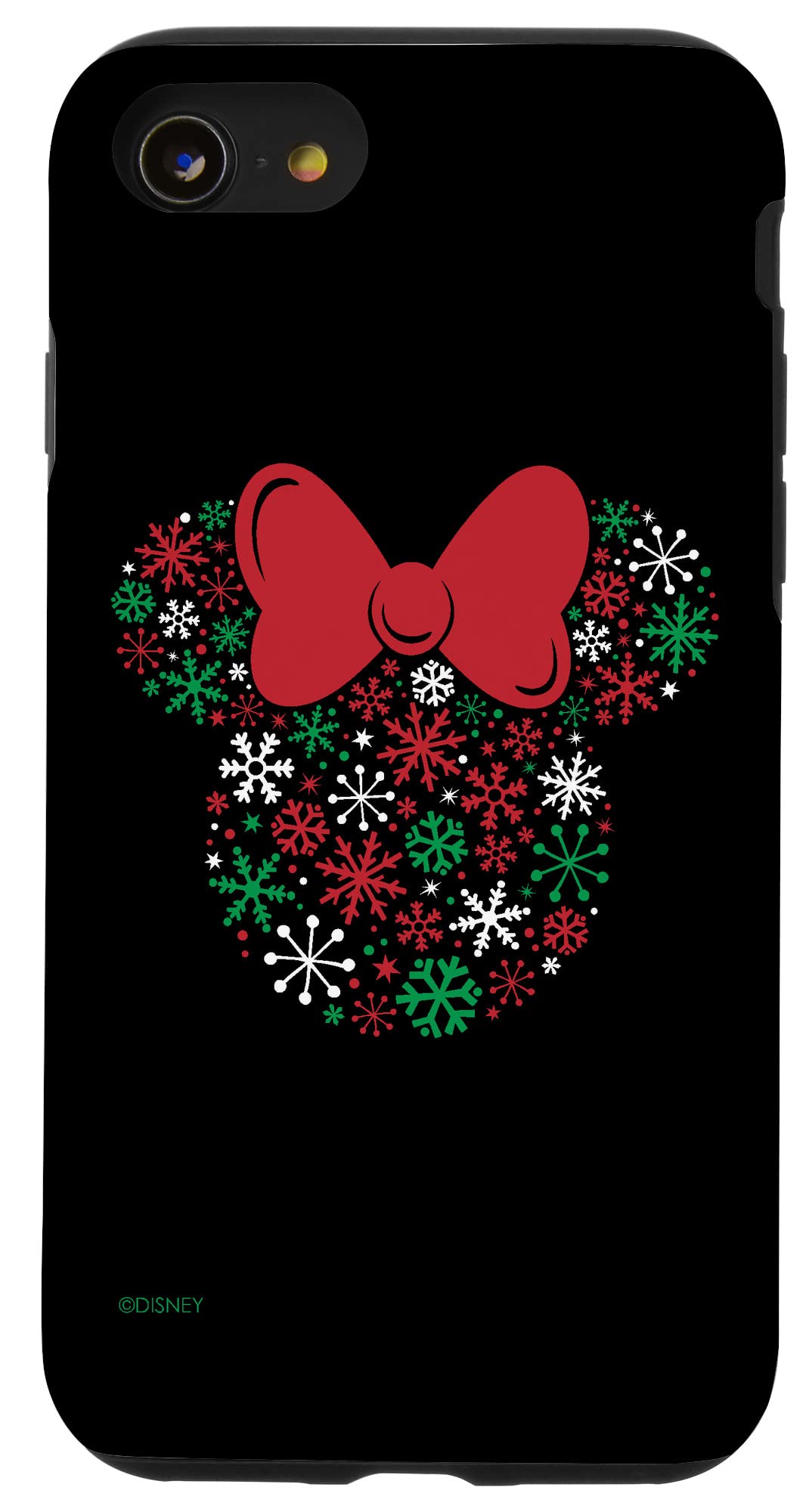 Disney Minnie Mouse Icon Holiday Snowflakes Case for iPhone 16 Pro Max