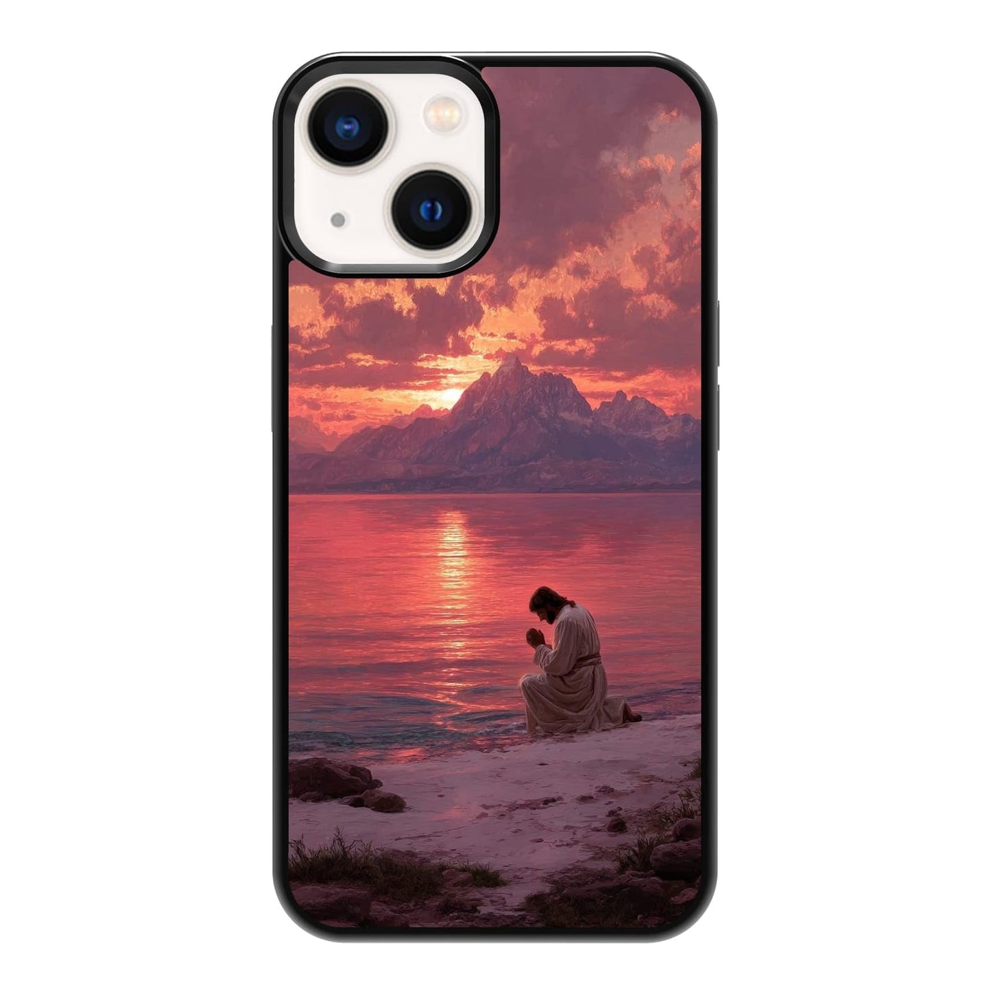 Four Seasons Tree of Life Watercolor Nature Phone Case, Shockproof Protective Cover for iPhone 11 12 13 14 15 16 17 Pro Max Plus Mini XR 7 8 SE