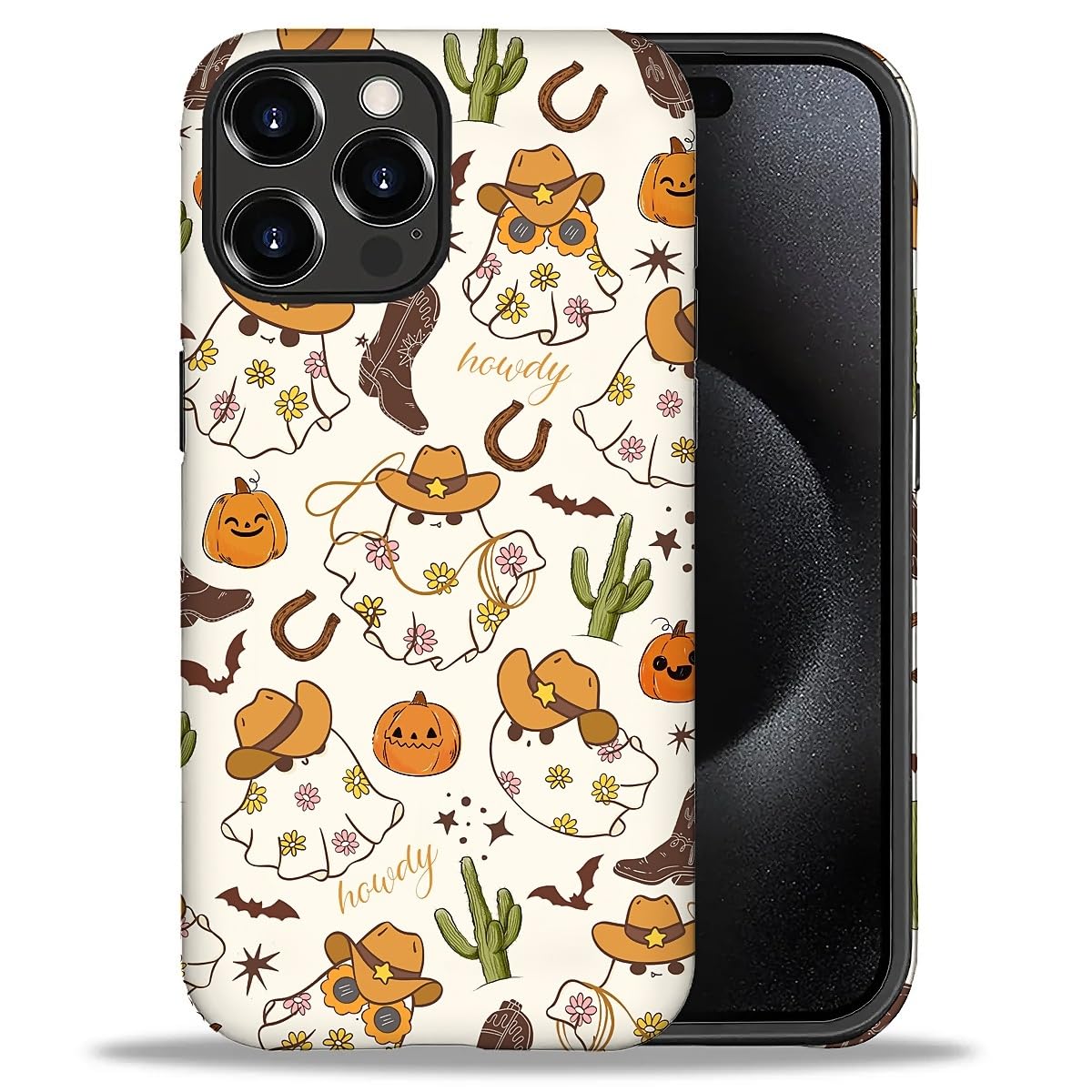 DAIZAG Case for iPhone 13 iPhone 14, Christmas Coffee Snowflake Cane Full-Body Design Hybrid Dual Protection Soft TPU + Hard PC, Shockproof Scratch-Resistant Protective Cover Phone Case for Men Women