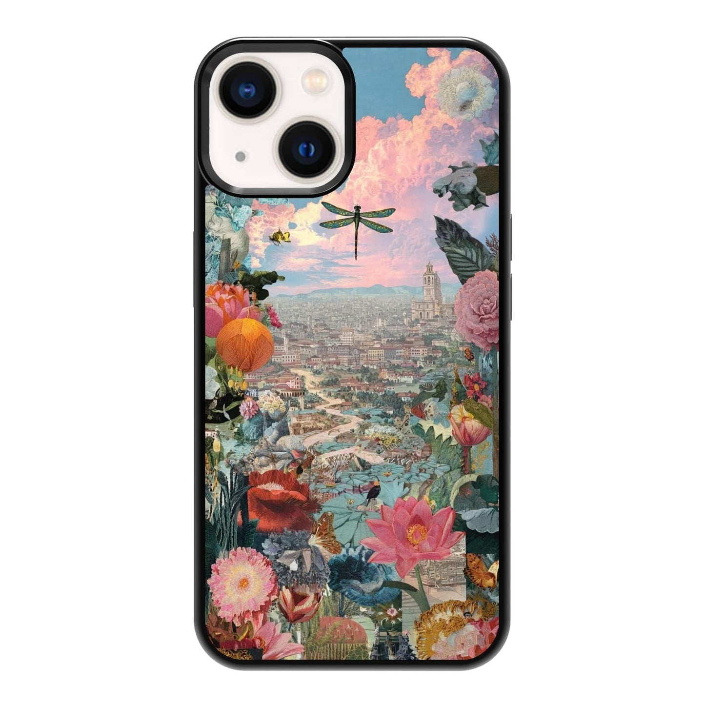 Vibrant Redwood Forest Path Wildflowers Nature Landscape Phone Case, Shockproof Protective Cover for iPhone 11 12 13 14 15 16 17 Pro Max Plus Mini XR 7 8 SE