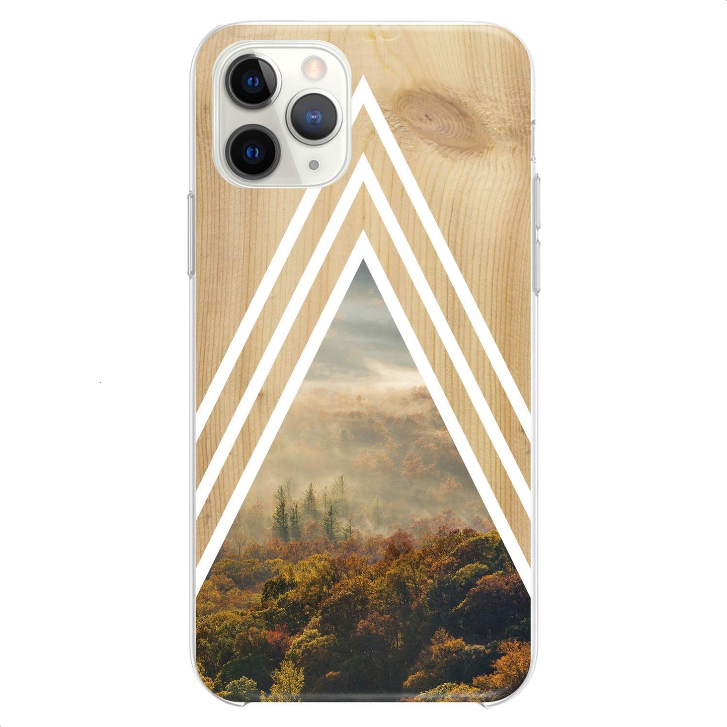 TPU Case Compatible with iPhone 16e 15 14 13 12 11 Pro Max Plus Mini Xs Xr X 8 7 6 5 SE Slim Shadow Plants Lovely Phone Nature Flexible Silicone Print Modern Art Design Trees Cute Clear White