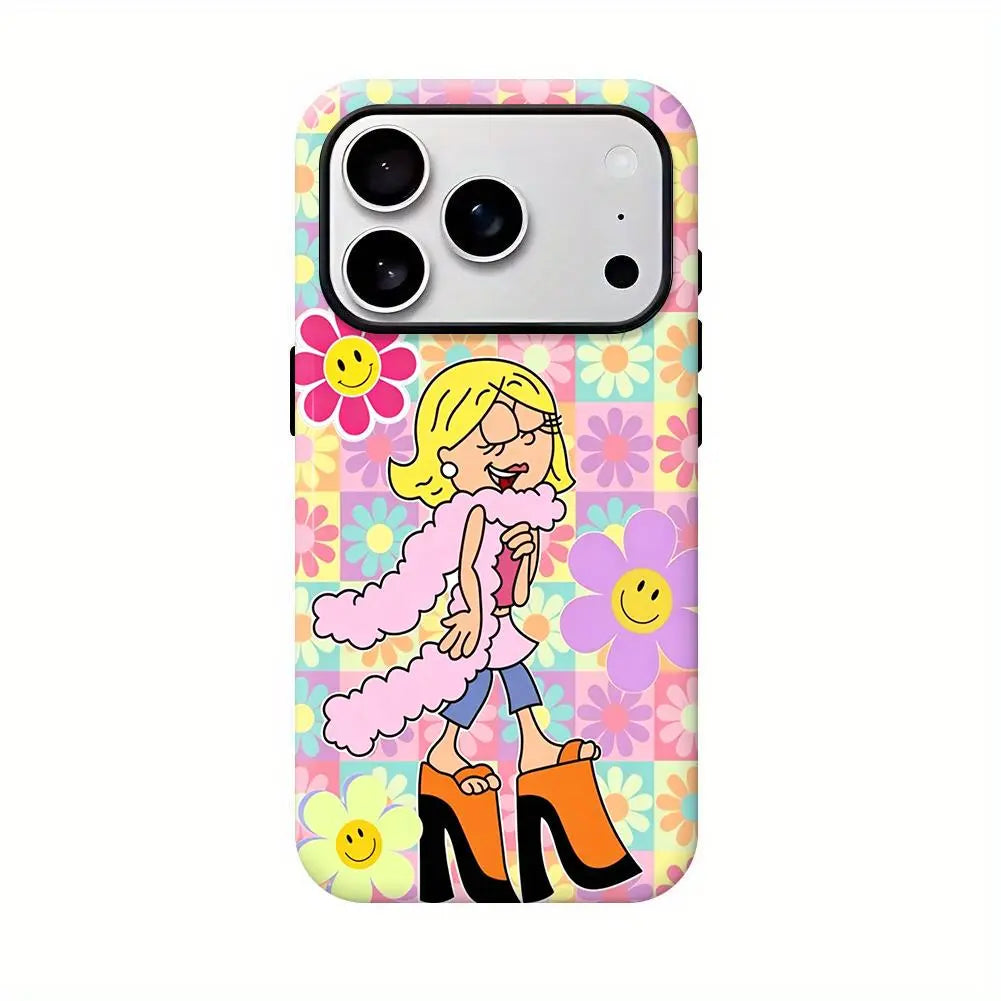 Cartoon Little Boy R-Rugrats Mobile Phone Case Compatible with iPhone 17 16 15 14 13 12 11 Pro Max Anti-Fall Transparent Soft Back Shockproof Silicone TPU Bumper Drop Protection Cellphone Cover