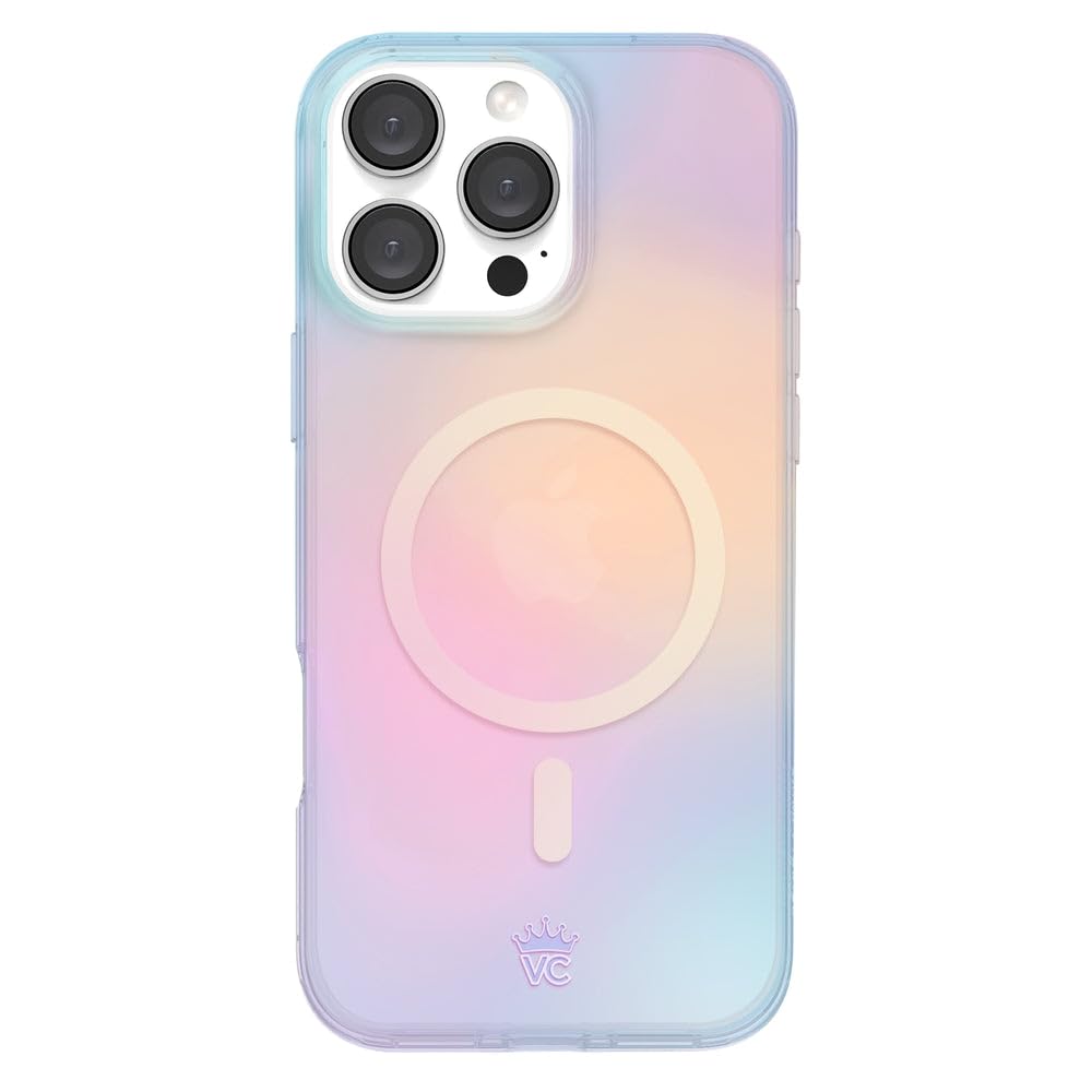 VELVET CAVIAR Christmas Phone Case for iPhone 16 - Compatible with MagSafe [10ft Drop Tested] - Holiday Peppermint Glitter Winter Theme