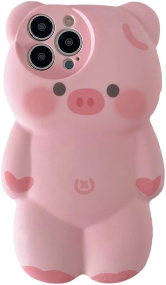 Case for iPhone 17 Pro Max Cute Kawaii 3D Cartoon Clown Soft Silicone Bumper Shockproof Cover Protective Case for Kids Girls