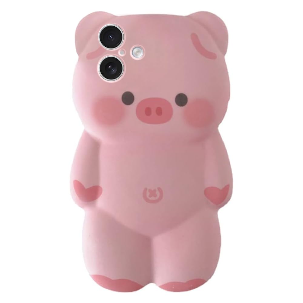 Case for iPhone 17 Pro Max Cute Kawaii 3D Cartoon Clown Soft Silicone Bumper Shockproof Cover Protective Case for Kids Girls