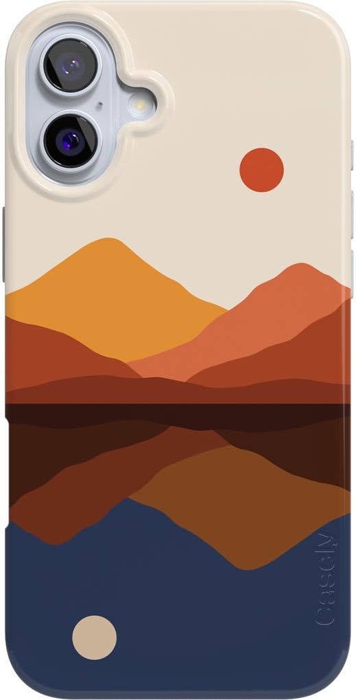 Casely iPhone 16 Case | Chateau Pups | French Dog | Compatible with MagSafe | Classic Ultra Slim Design
