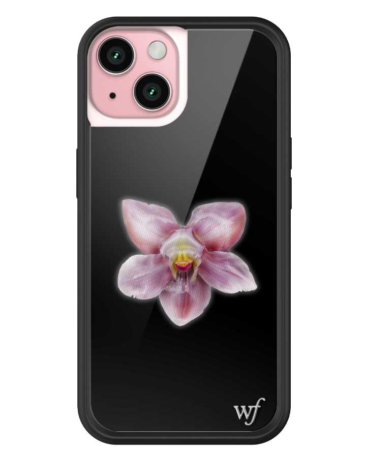 Wildflower Cases - Compatible with iPhone 15 | Protective Black Bumper, 6.5ft Drop Test Certified, Women Owned Small Business | Nature Floral Aesthetic Trendy Cute | Hummingbird