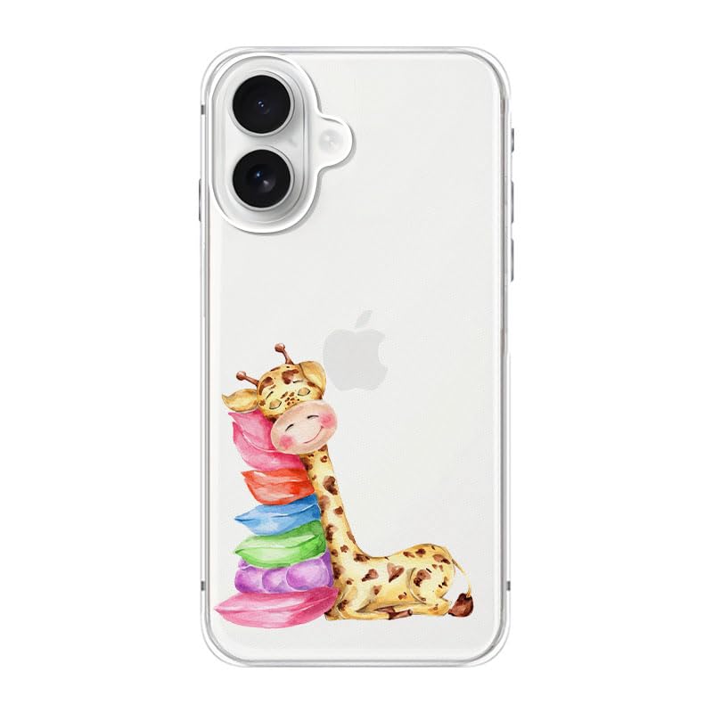 Blingy's for iPhone 17e Case/iPhone 16e Case, Fun Dog Style with Paw Print Pattern Cute Cartoon Animal Design Transparent Soft TPU Protective Clear Case 6.1 inch (Dogs w/Prints)