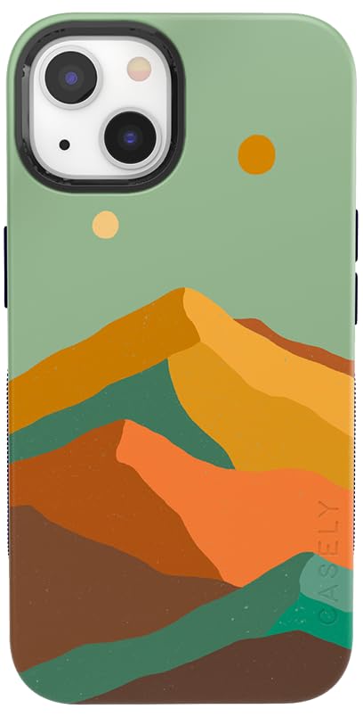 Casely iPhone 14 Case | Hanging Around | Potted Plants Floral | Bold Protective Design | Compatible with MagSafe