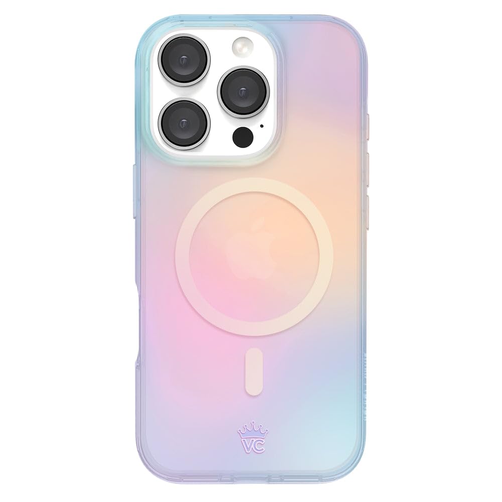 VELVET CAVIAR Christmas Phone Case for iPhone 16 - Compatible with MagSafe [10ft Drop Tested] - Holiday Peppermint Glitter Winter Theme
