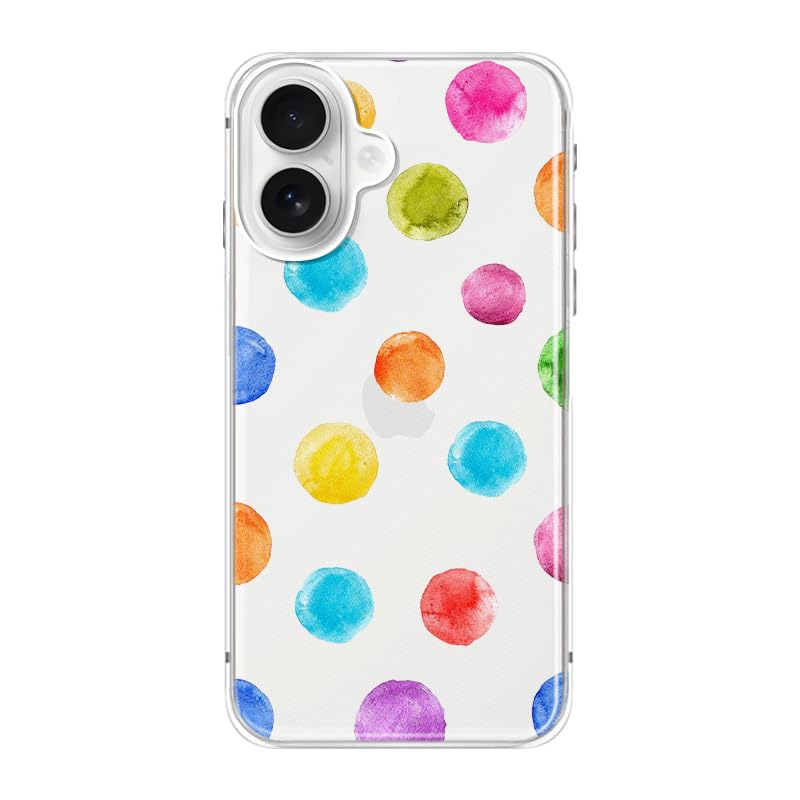 Blingy's for iPhone 17 Case, Christmas Tree Snowflake Winter Clear Case | Transparent, Winter Holiday Design, Snowflake Pattern, Christmas Pattern, Merry Christmas, Soft TPU Protective Case 6.3 in