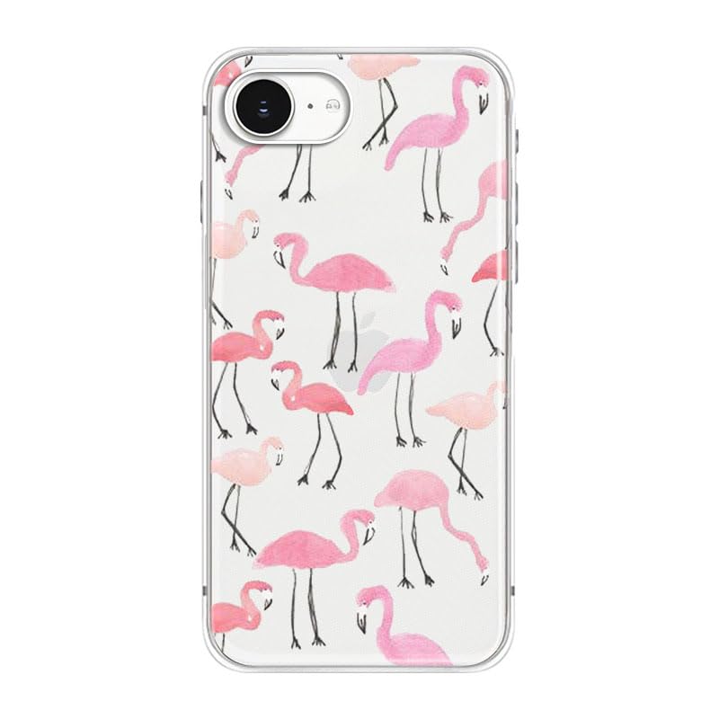 Blingy's for iPhone 17e Case/iPhone 16e Case, Fun Dog Style with Paw Print Pattern Cute Cartoon Animal Design Transparent Soft TPU Protective Clear Case 6.1 inch (Dogs w/Prints)