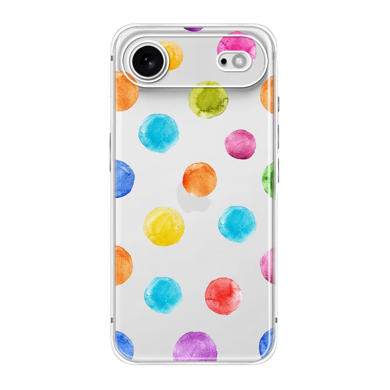 Blingy's for iPhone 17 Case, Christmas Tree Snowflake Winter Clear Case | Transparent, Winter Holiday Design, Snowflake Pattern, Christmas Pattern, Merry Christmas, Soft TPU Protective Case 6.3 in