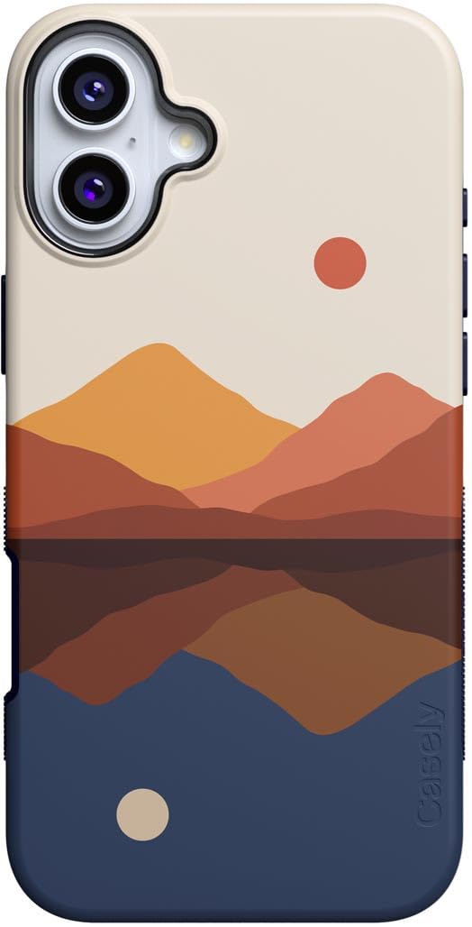 Casely iPhone 16 Case | Clubhouse | Golden on the Green | Bold Protective Design | Compatible with MagSafe