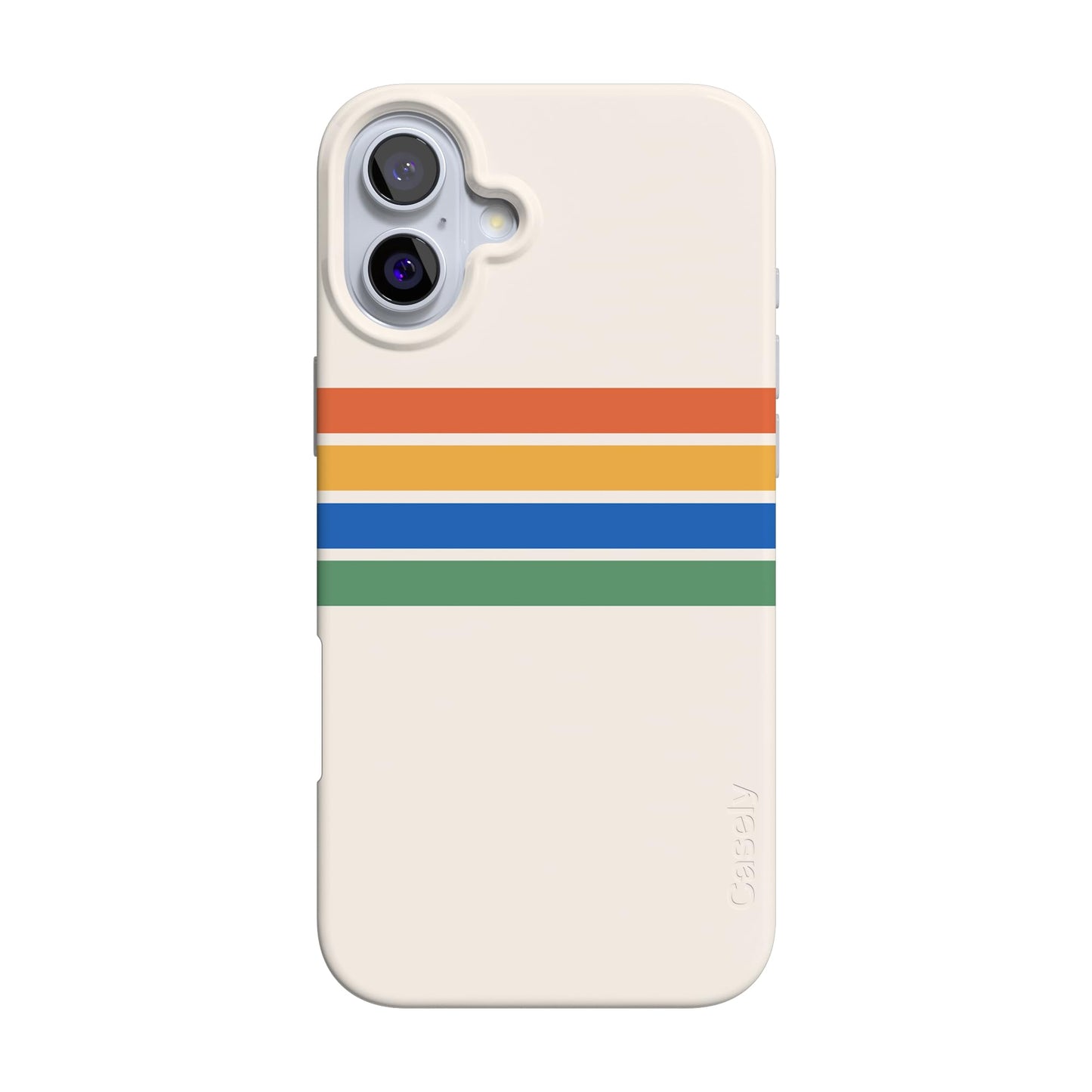 Casely iPhone 16 Case | Chateau Pups | French Dog | Compatible with MagSafe | Classic Ultra Slim Design