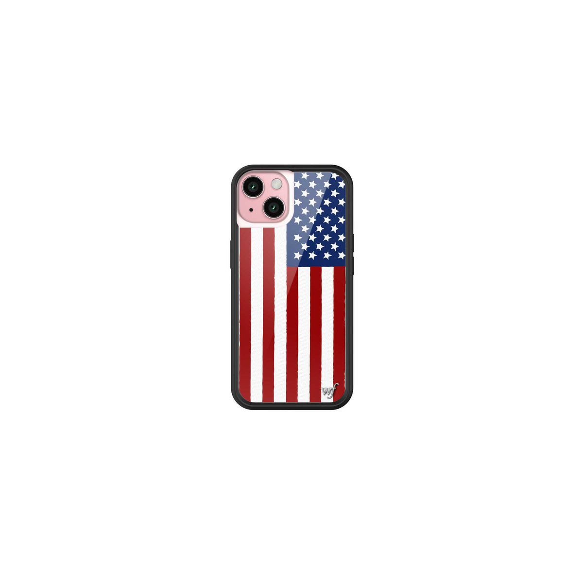 Wildflower Cases - Compatible with iPhone 15 | Protective Black Bumper, 6.5ft Drop Test Certified, Women Owned Small Business | Nature Floral Aesthetic Trendy Cute | Hummingbird