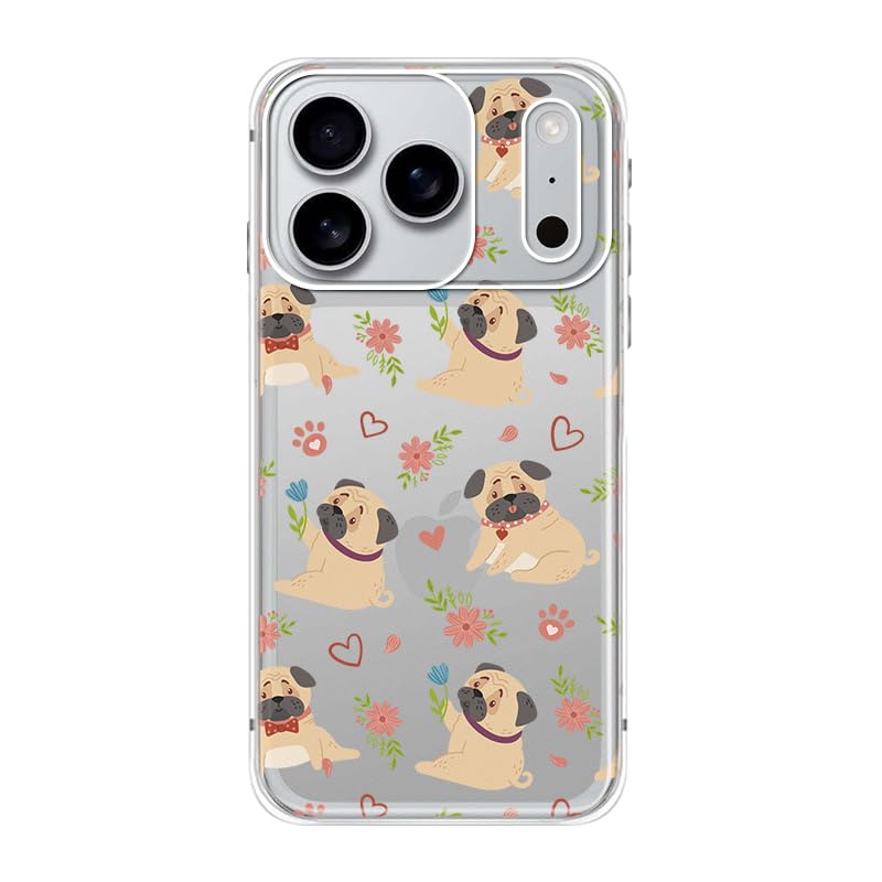 Blingy's for iPhone 17 Case, Christmas Tree Snowflake Winter Clear Case | Transparent, Winter Holiday Design, Snowflake Pattern, Christmas Pattern, Merry Christmas, Soft TPU Protective Case 6.3 in