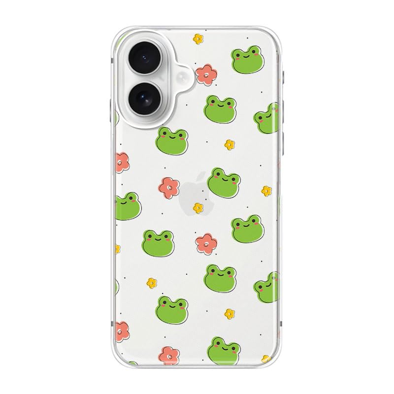 Blingy's for iPhone 17e Case/iPhone 16e Case, Fun Dog Style with Paw Print Pattern Cute Cartoon Animal Design Transparent Soft TPU Protective Clear Case 6.1 inch (Dogs w/Prints)