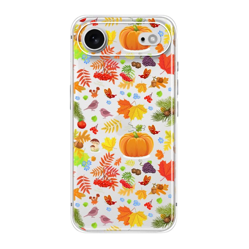 Blingy's for iPhone 17e Case/iPhone 16e Case, Fun Dog Style with Paw Print Pattern Cute Cartoon Animal Design Transparent Soft TPU Protective Clear Case 6.1 inch (Dogs w/Prints)