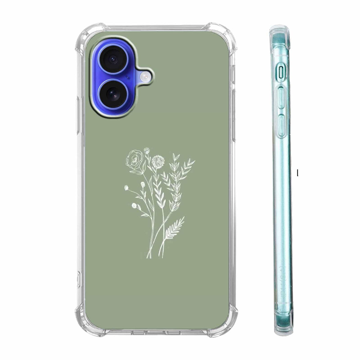 Christmas Aesthetic Case for iPhone 16,Winter Holiday Elements Collage Case for Kids,Soft TPU Bumper Case Compatible with iPhone 16,6.1"
