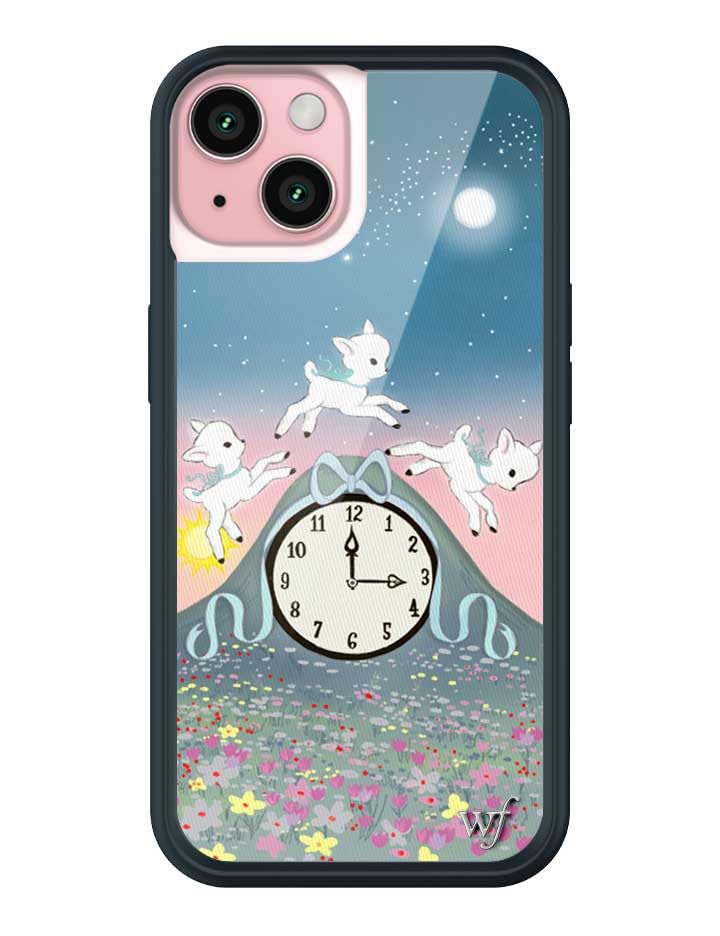 Wildflower Cases - Compatible with iPhone 15 | Protective Black Bumper, 6.5ft Drop Test Certified, Women Owned Small Business | Nature Floral Aesthetic Trendy Cute | Hummingbird