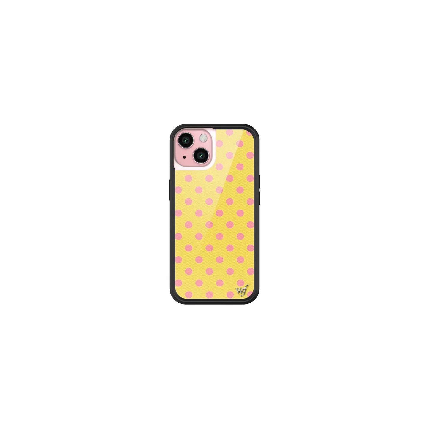 Wildflower Cases - Compatible with iPhone 15 | Protective Black Bumper, 6.5ft Drop Test Certified, Women Owned Small Business | Nature Floral Aesthetic Trendy Cute | Hummingbird
