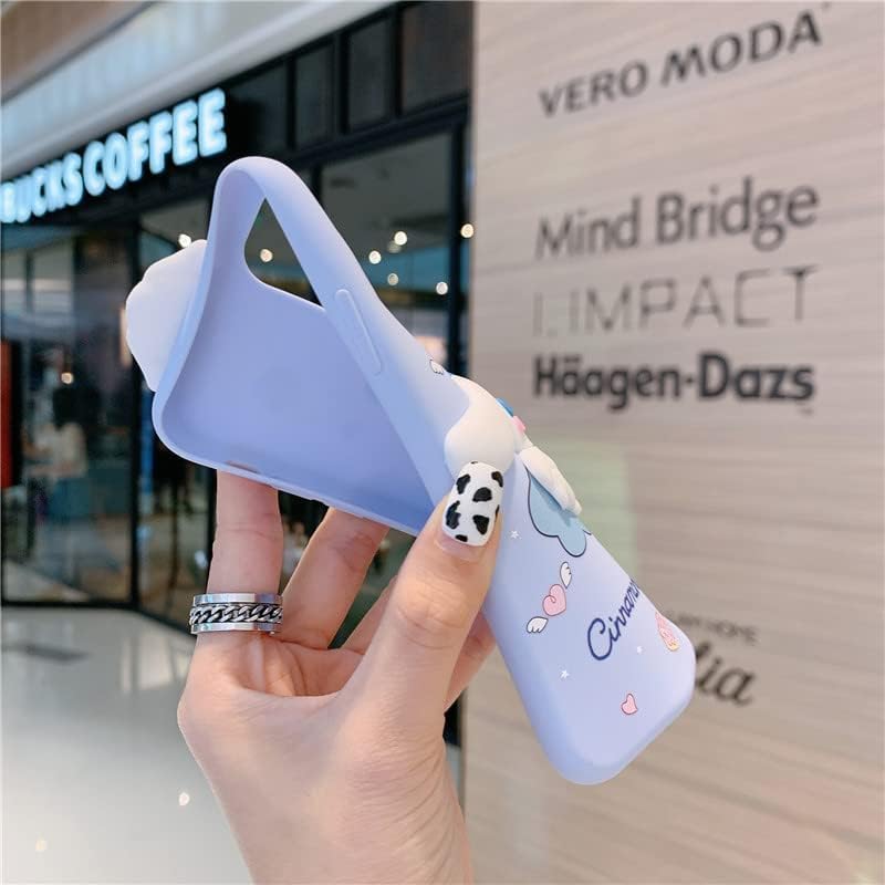 Case Compatible with iPhone 11, Shock-Absorption Anti-Scratch Bumper Case Cover, Cute Funny Anime Cartoon Cinnamon Design for Kids Teens Girls & Women