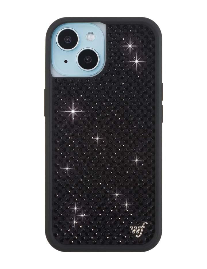 Wildflower Cases - Compatible with iPhone 15 | Protective Black Bumper, 6.5ft Drop Test Certified, Women Owned Small Business | Nature Floral Aesthetic Trendy Cute | Hummingbird