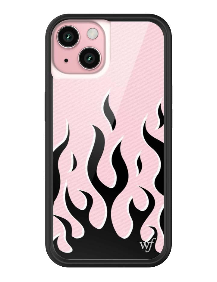 Wildflower Cases - Compatible with iPhone 15 | Protective Black Bumper, 6.5ft Drop Test Certified, Women Owned Small Business | Nature Floral Aesthetic Trendy Cute | Hummingbird