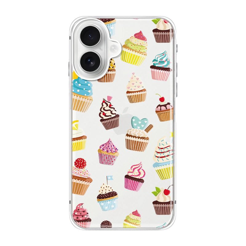 Blingy's for iPhone 17e Case/iPhone 16e Case, Fun Dog Style with Paw Print Pattern Cute Cartoon Animal Design Transparent Soft TPU Protective Clear Case 6.1 inch (Dogs w/Prints)