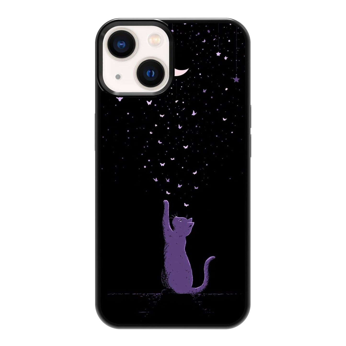 Nature Stained Glass Green Forest Tree Sunlight Phone Case, Shockproof Protective Cover for iPhone 11 12 13 14 15 16 17 Pro Max Plus Mini XR 7 8 SE
