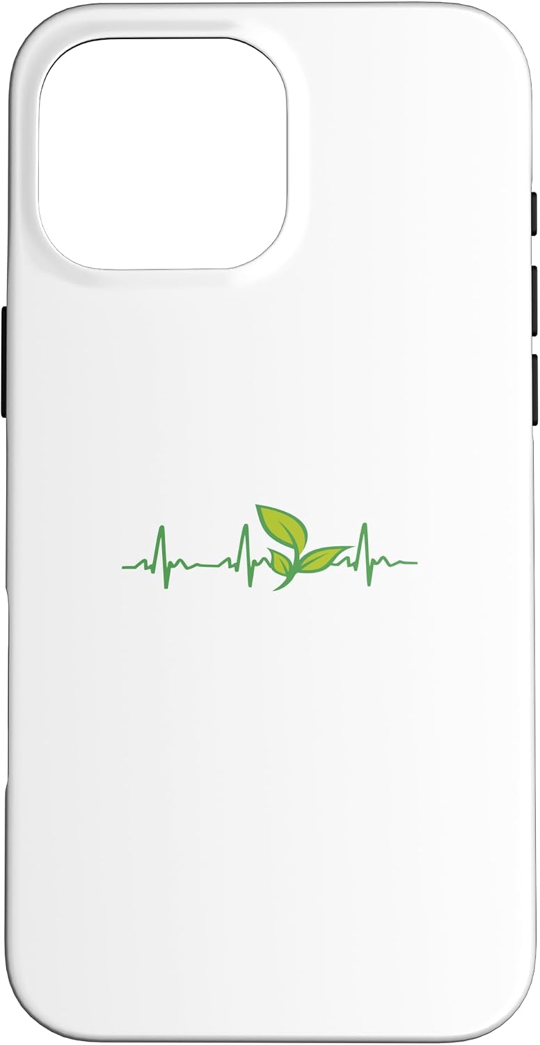 Heartbeat Plants Trees Garden Flowers Nature Case for iPhone 16 Pro Max