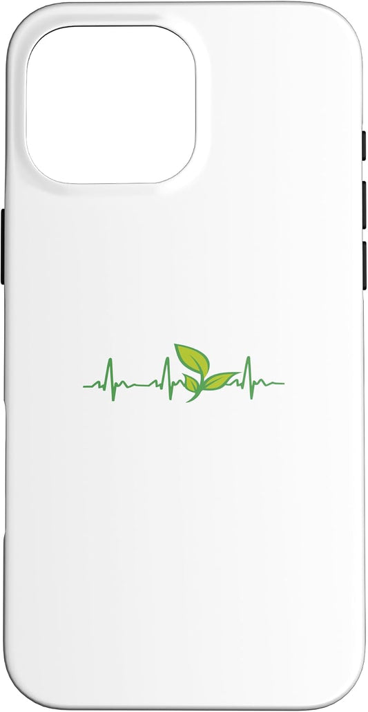 Heartbeat Plants Trees Garden Flowers Nature Case for iPhone 16 Pro Max