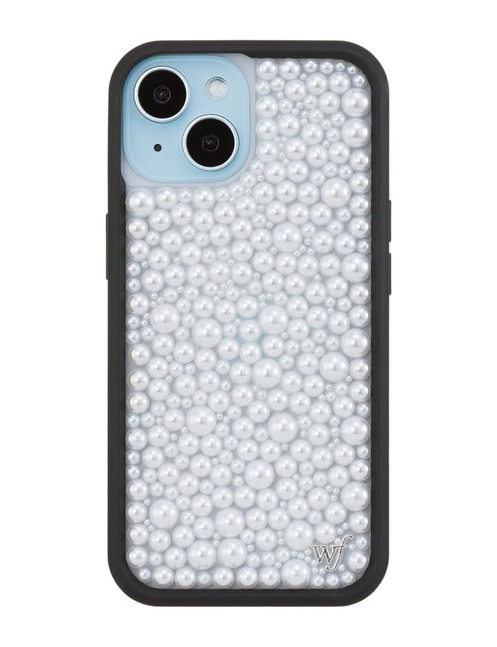 Wildflower Cases - Compatible with iPhone 15 | Protective Black Bumper, 6.5ft Drop Test Certified, Women Owned Small Business | Nature Floral Aesthetic Trendy Cute | Hummingbird