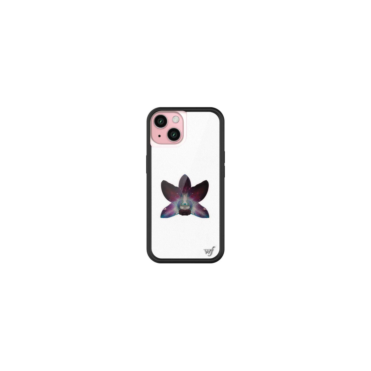 Wildflower Cases - Compatible with iPhone 15 | Protective Black Bumper, 6.5ft Drop Test Certified, Women Owned Small Business | Nature Floral Aesthetic Trendy Cute | Hummingbird