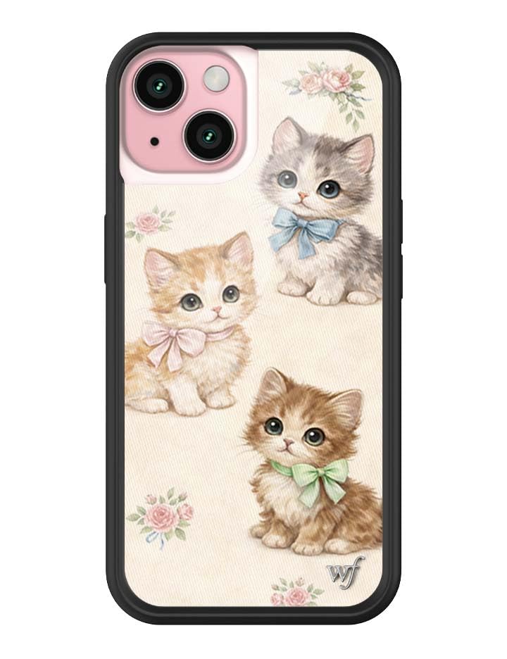 Wildflower Cases - Compatible with iPhone 15 | Protective Black Bumper, 6.5ft Drop Test Certified, Women Owned Small Business | Nature Floral Aesthetic Trendy Cute | Hummingbird