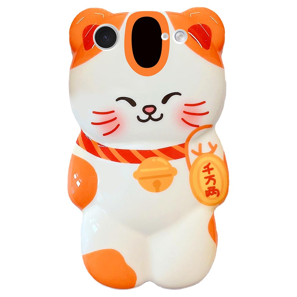 Case for iPhone 17 Pro Max Cute Kawaii 3D Cartoon Clown Soft Silicone Bumper Shockproof Cover Protective Case for Kids Girls