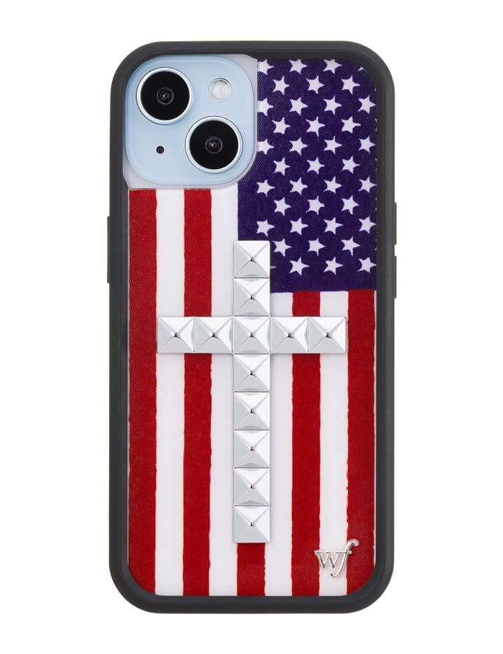 Wildflower Cases - Compatible with iPhone 15 | Protective Black Bumper, 6.5ft Drop Test Certified, Women Owned Small Business | Nature Floral Aesthetic Trendy Cute | Hummingbird