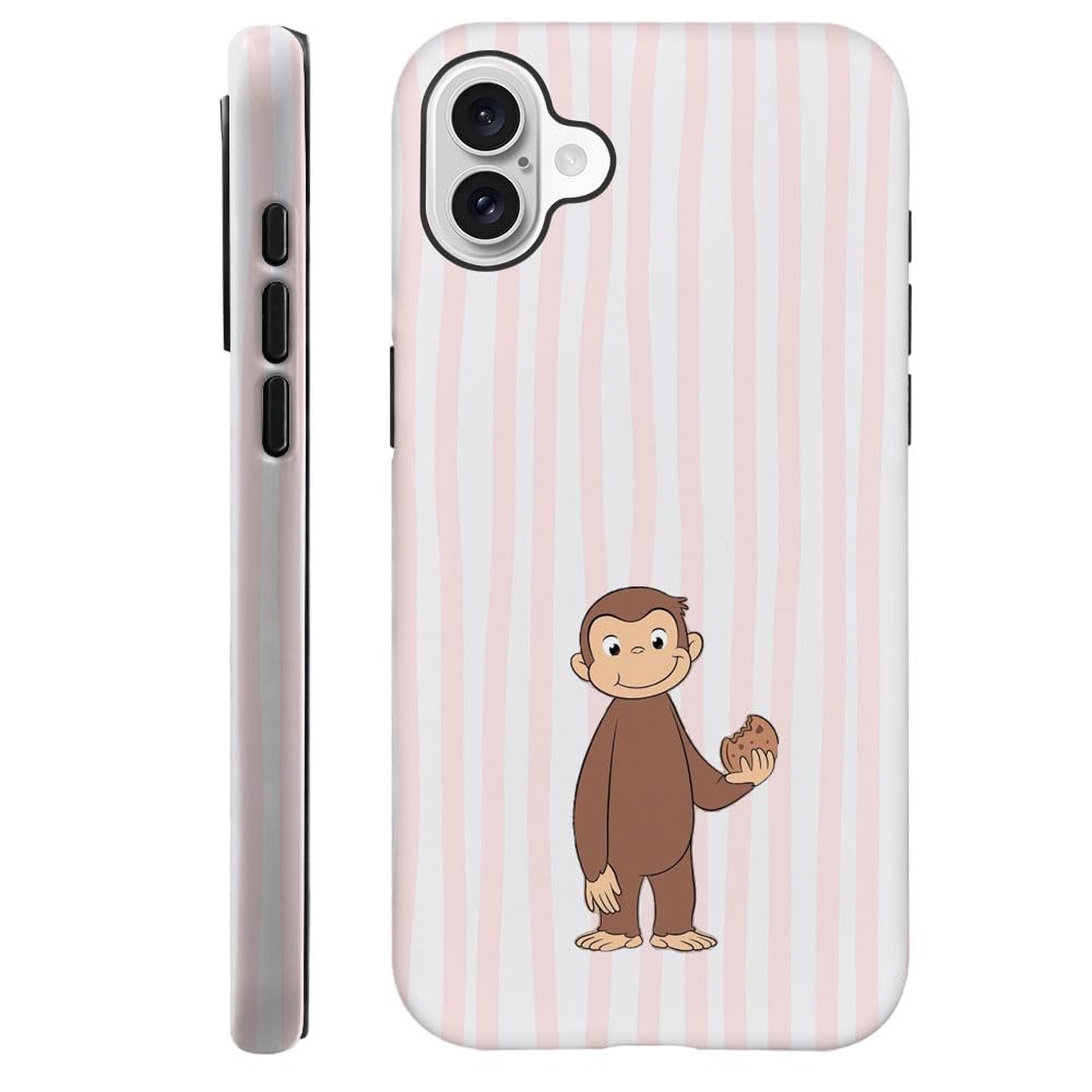 Case for iPhone 17 Pro - [Drop Protection Phone Cover] - Hybrid Case for Girl Women - Cute Cat Playful