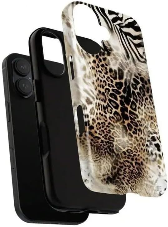 Animal Print Cheetah Zebra Tiger Phone Case Retro Design, Aesthetic Phone Cover Suitable for iPhone 17 16 Pro Max 15 14 13 12 for Samsung S26/S25/S24 (Brown, iPhone 16)