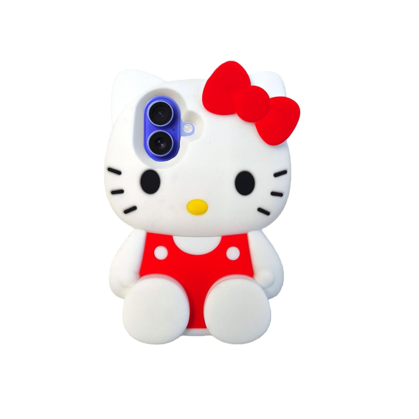 Anime Cat Soft Silicone Case for iPhone 13/14/15,Fashion Kawaii Soft Silicone Animal tective Gel Shockof Gel Back Cover