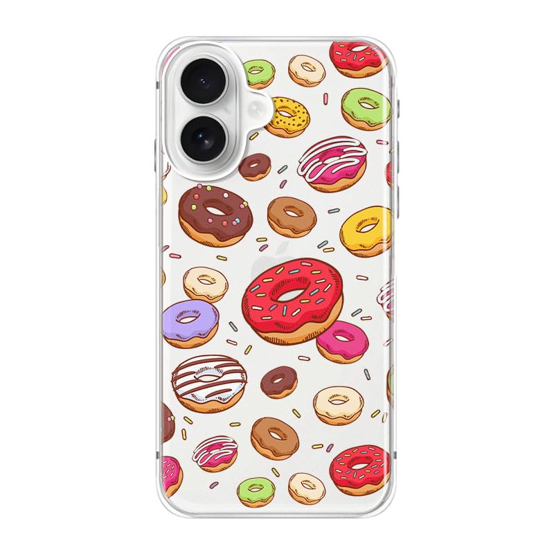 Blingy's for iPhone 17e Case/iPhone 16e Case, Fun Dog Style with Paw Print Pattern Cute Cartoon Animal Design Transparent Soft TPU Protective Clear Case 6.1 inch (Dogs w/Prints)