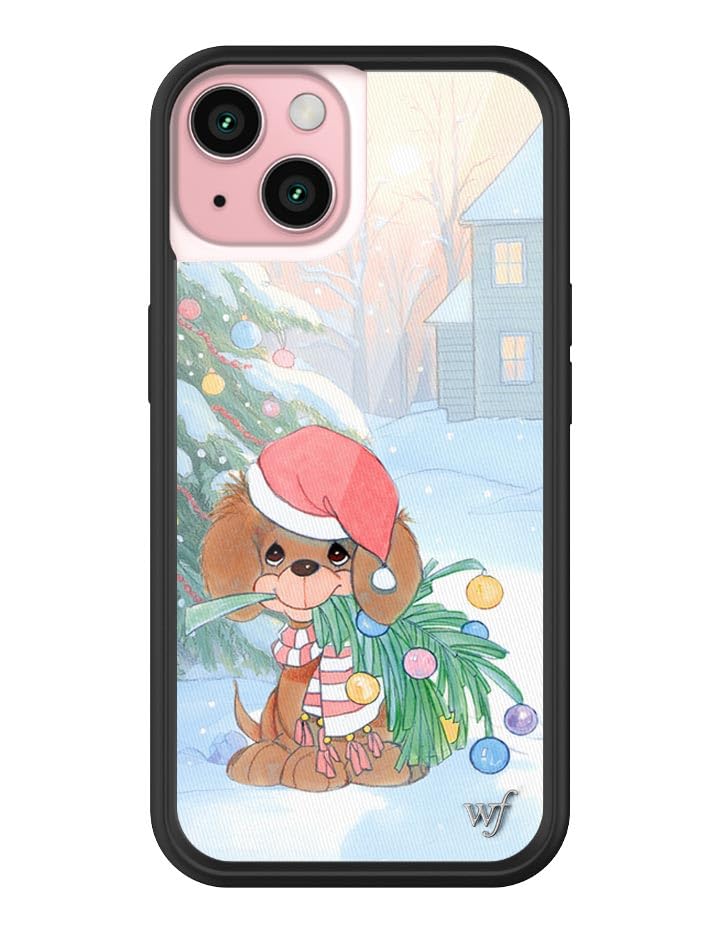 Wildflower Cases - Compatible with iPhone 15 | Protective Black Bumper, 6.5ft Drop Test Certified, Women Owned Small Business | Nature Floral Aesthetic Trendy Cute | Hummingbird