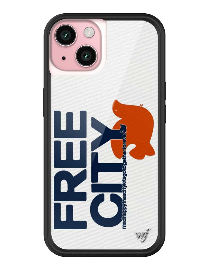 Wildflower Cases - Compatible with iPhone 15 | Protective Black Bumper, 6.5ft Drop Test Certified, Women Owned Small Business | Nature Floral Aesthetic Trendy Cute | Hummingbird
