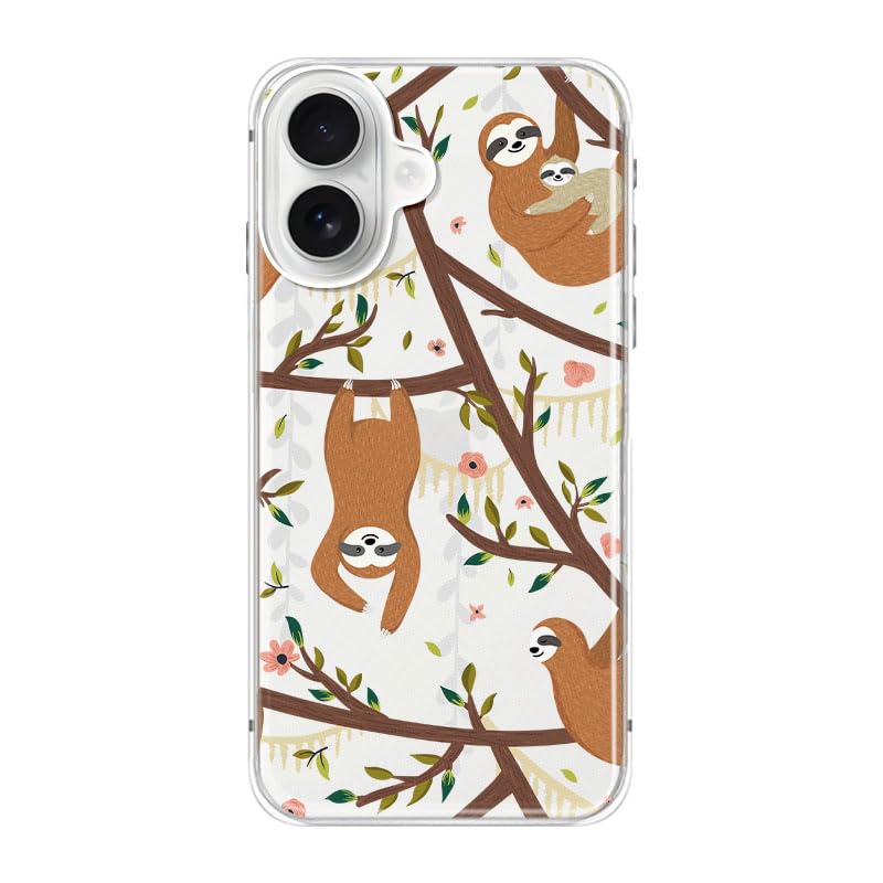 Blingy's for iPhone 17e Case/iPhone 16e Case, Fun Dog Style with Paw Print Pattern Cute Cartoon Animal Design Transparent Soft TPU Protective Clear Case 6.1 inch (Dogs w/Prints)