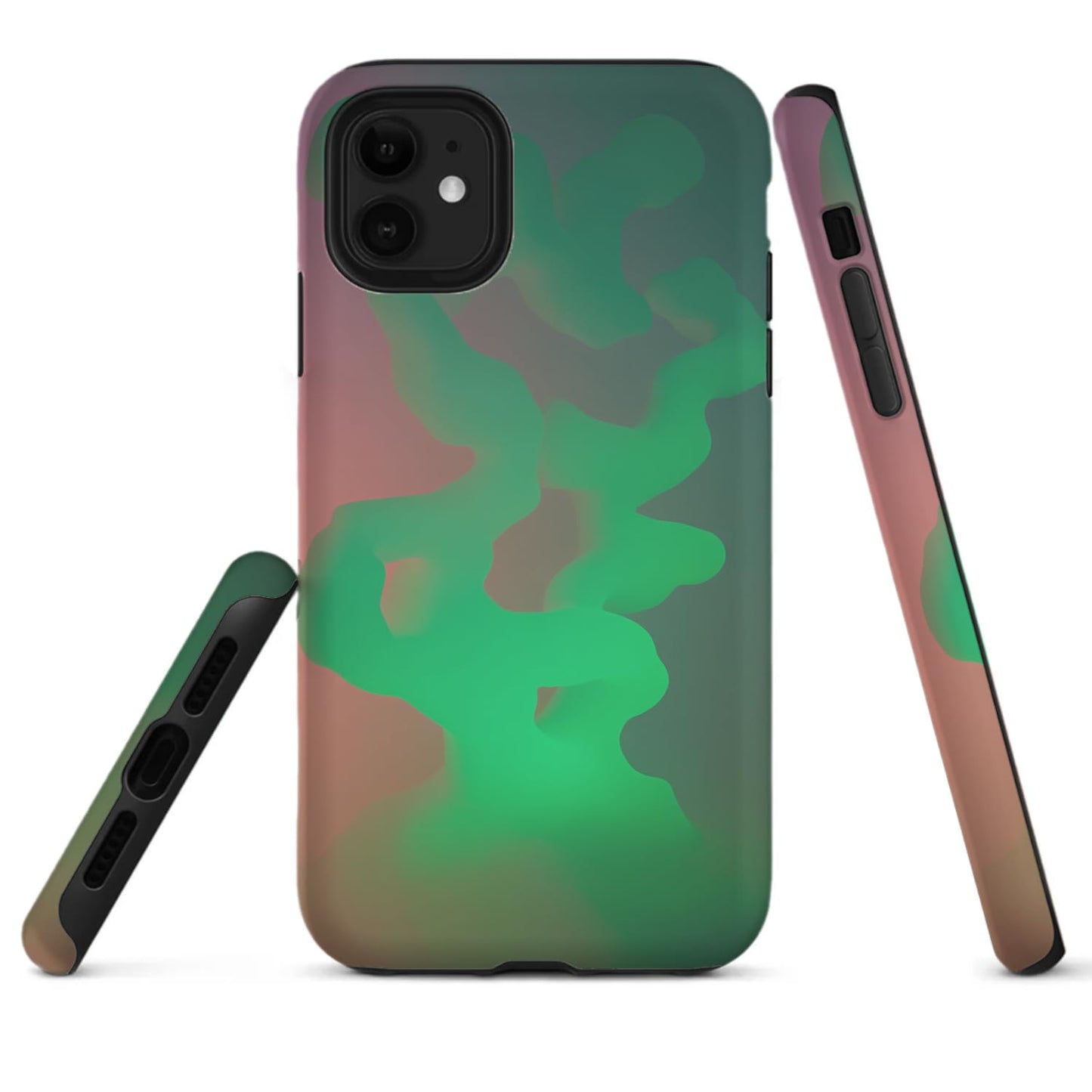 Raindrops Potted Plants Phone Case Compatible with iPhone 16 15 14 13 12 Compatible with Samsung Galaxy S25 S24 S21 Ultra FE S22 Dual Layer Sturdy Shockproof Full Protection