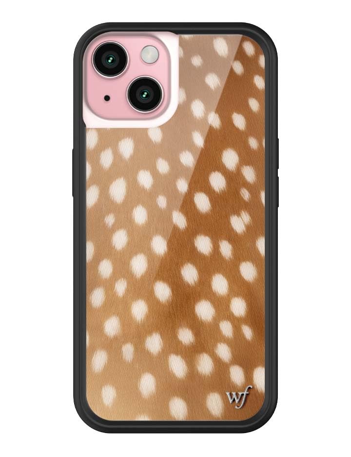 Wildflower Cases - Compatible with iPhone 15 | Protective Black Bumper, 6.5ft Drop Test Certified, Women Owned Small Business | Nature Floral Aesthetic Trendy Cute | Hummingbird