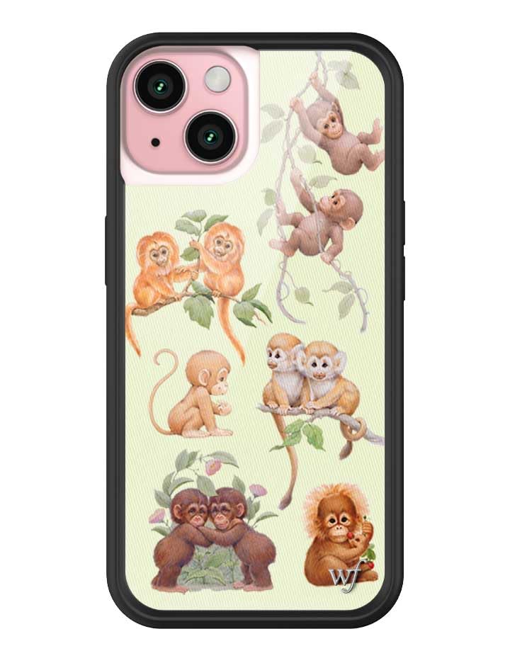 Wildflower Cases - Compatible with iPhone 15 | Protective Black Bumper, 6.5ft Drop Test Certified, Women Owned Small Business | Nature Floral Aesthetic Trendy Cute | Hummingbird