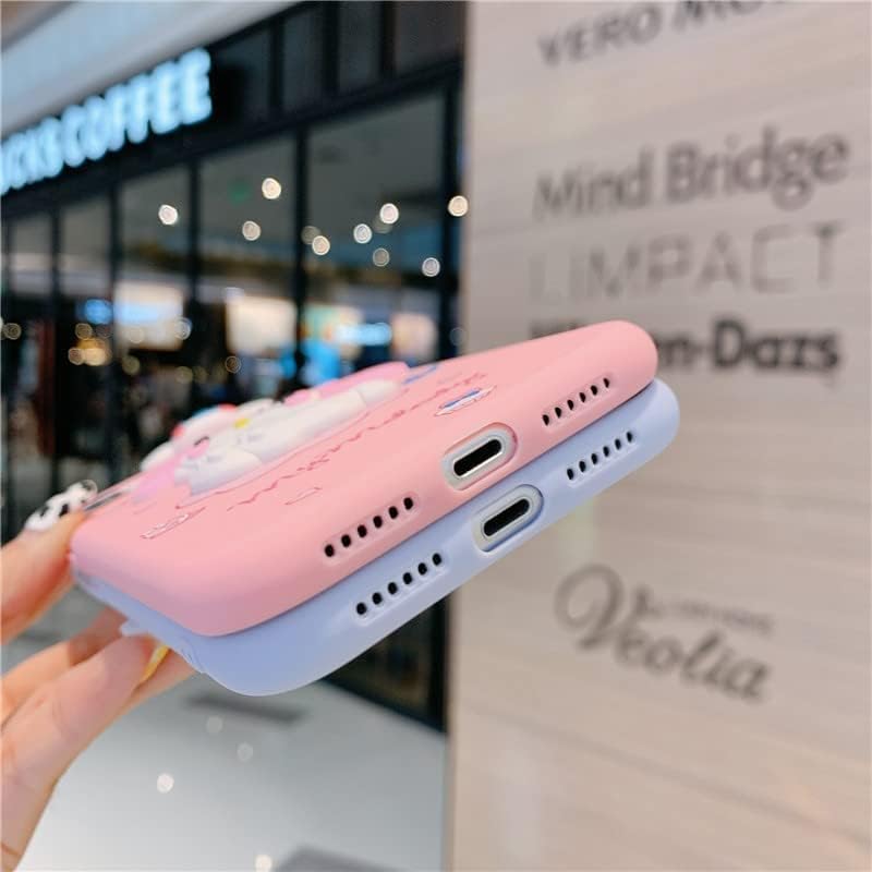 Case Compatible with iPhone 11, Shock-Absorption Anti-Scratch Bumper Case Cover, Cute Funny Anime Cartoon Cinnamon Design for Kids Teens Girls & Women